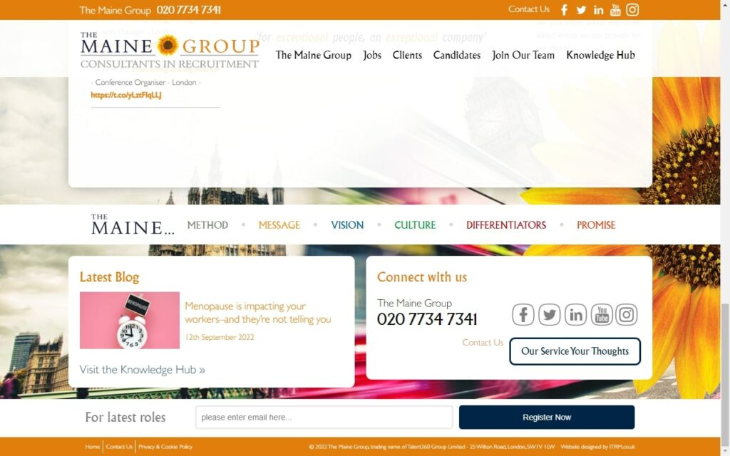 The Maine Group' Homepage