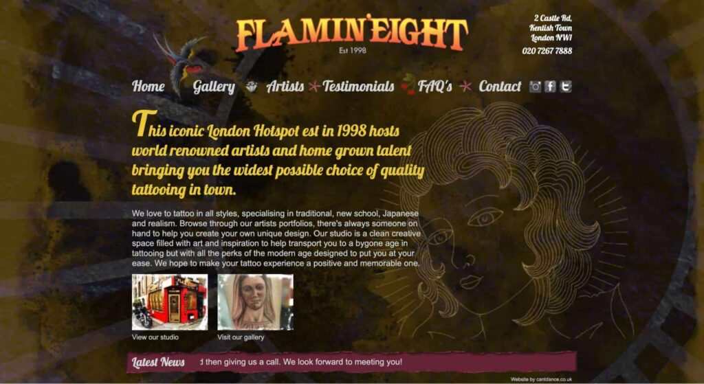Flamin' Eight Tattoo Studio