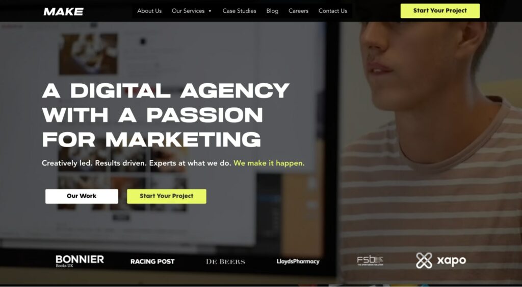 Make Agency' Homepage