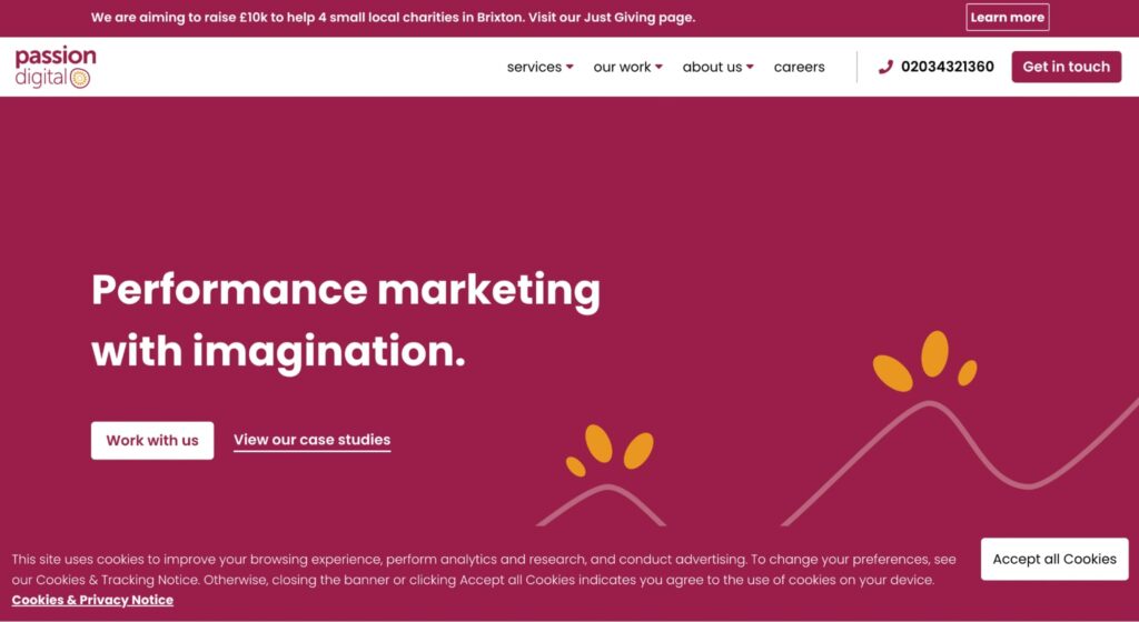 Passion Digital' Homepage