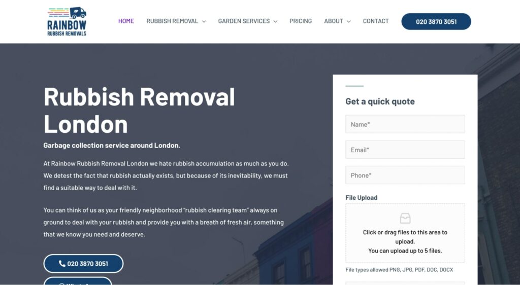 Rainbow Rubbish Removals London