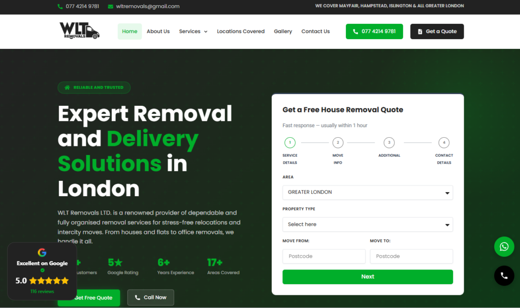 wlt removals homepage