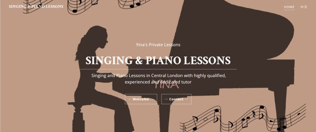 singing piano lessons